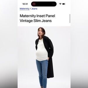 GAP Maternity Jeans - Blue Denim